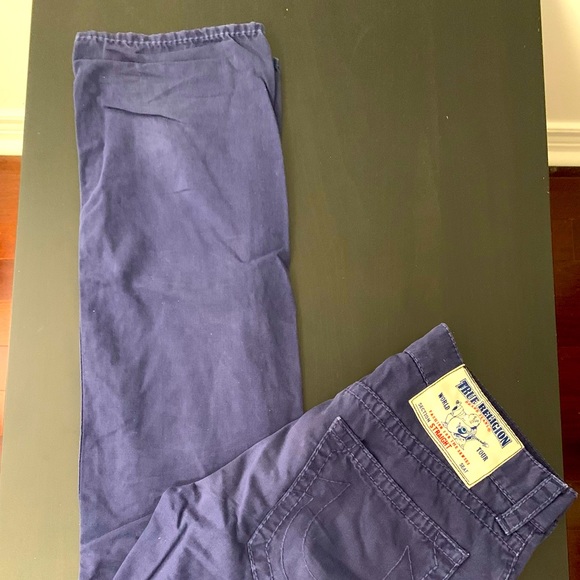 True Religion Cargo Pants (Navy Blue) - Picture 2 of 3